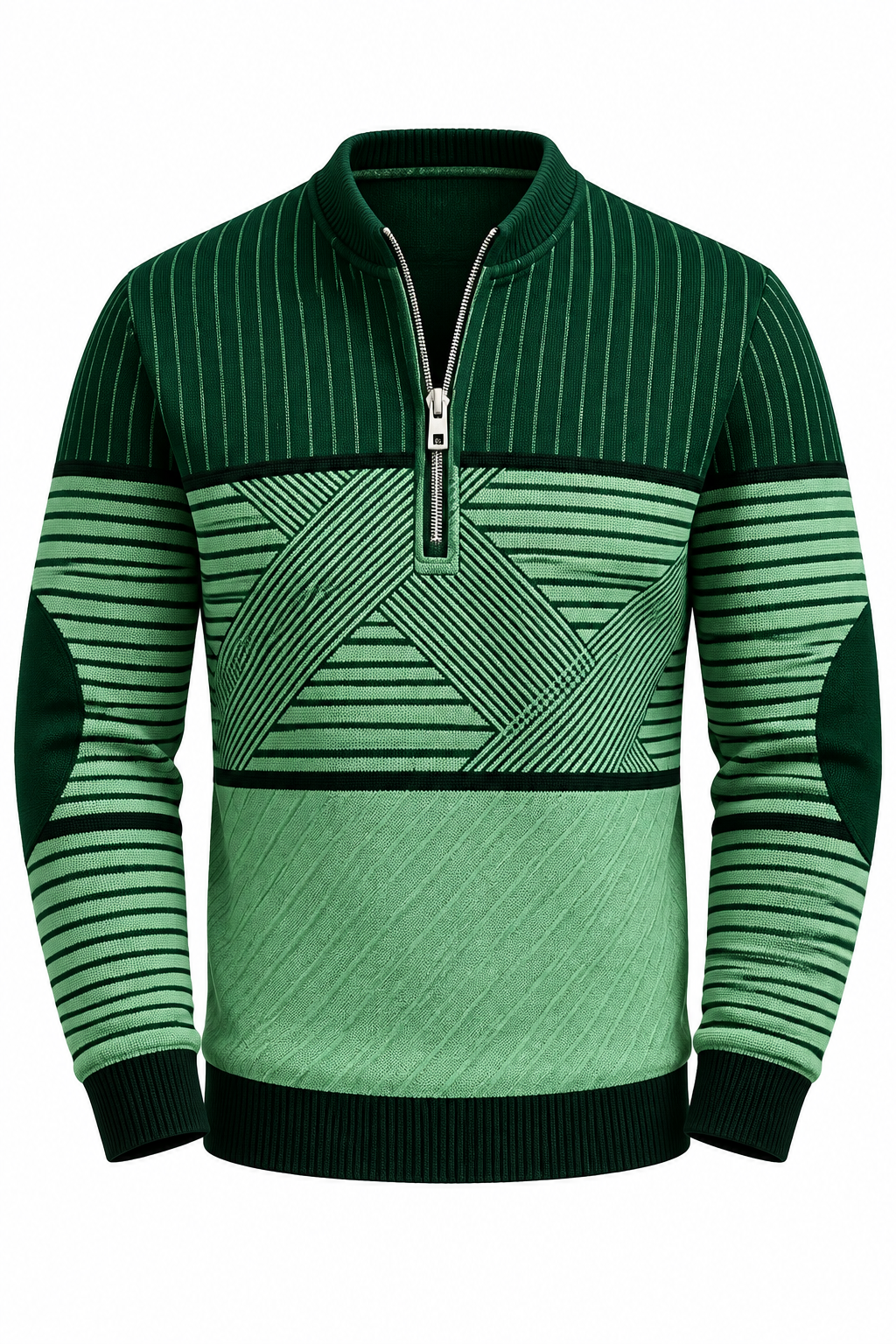 Jersey elegante con cremallera