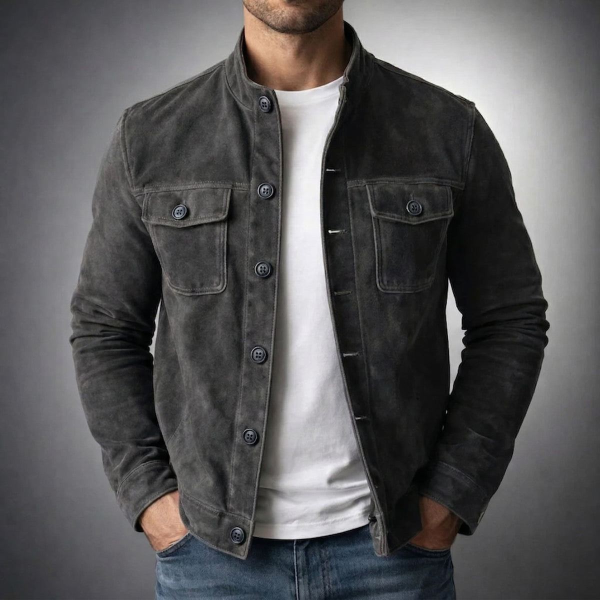 Chaqueta de botones