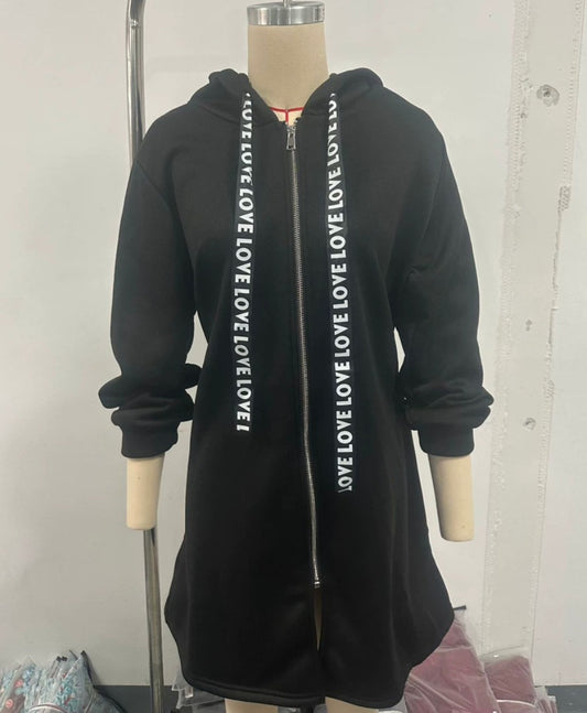 Abrigo tipo chaqueta oversize