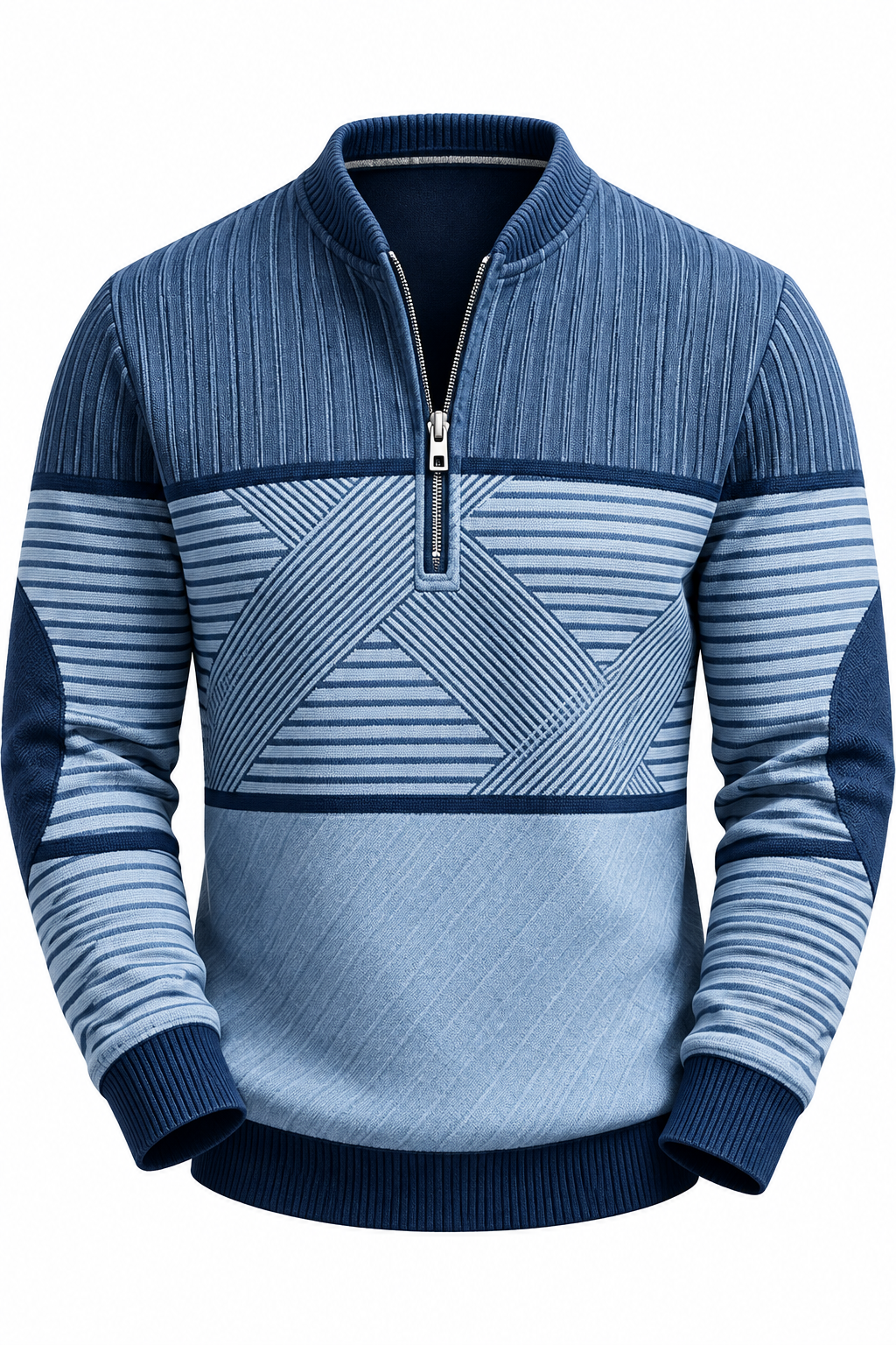 Jersey elegante con cremallera