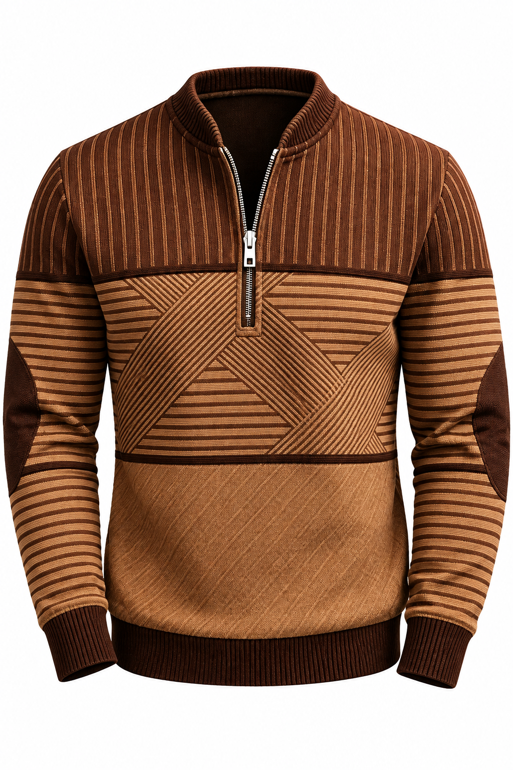 Jersey elegante con cremallera