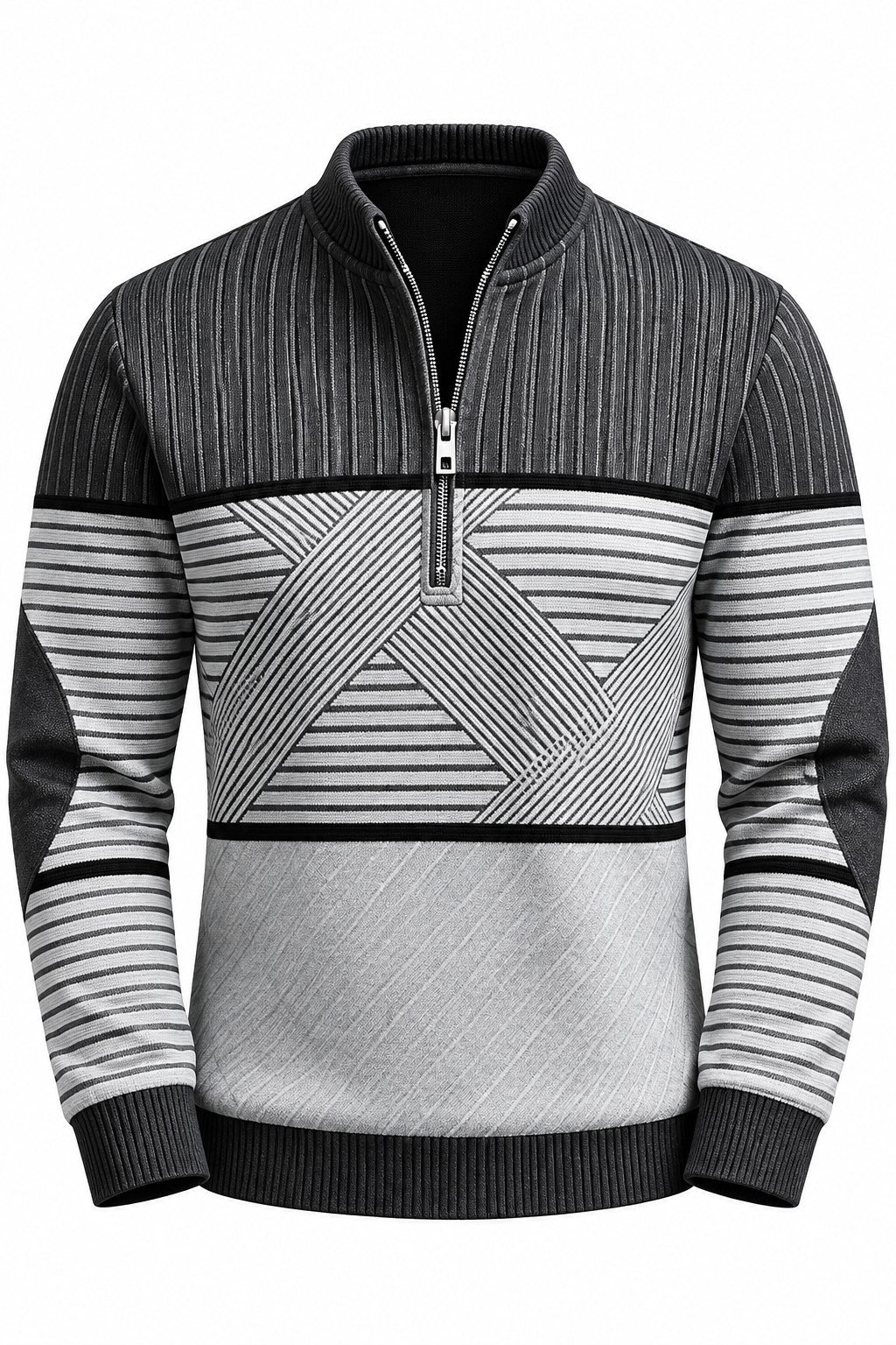 Jersey elegante con cremallera