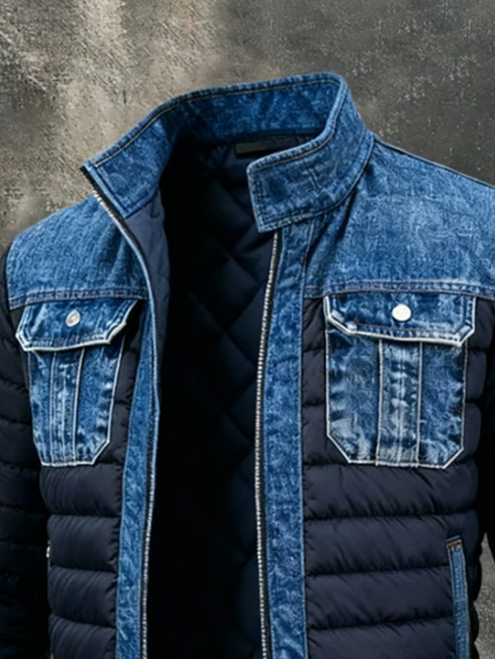 Chaqueta de vaquero acolchado