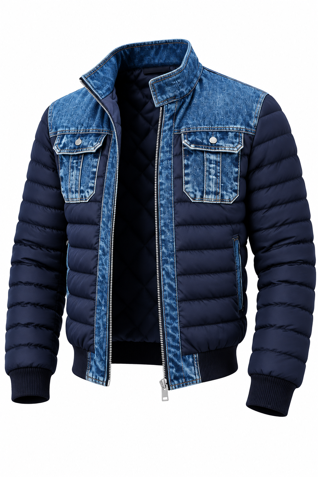 Chaqueta de vaquero acolchado