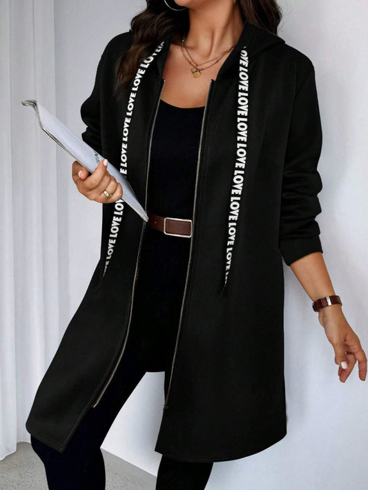 Abrigo tipo chaqueta oversize
